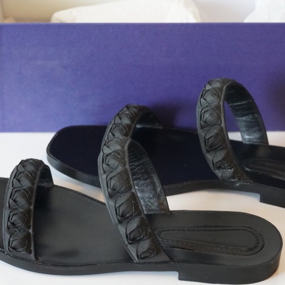 Stuart Weitzman Rosita Slide Sandal SZ 9 - Picture 6 of 7